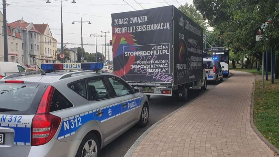 Sopot. Jacek Karnowski prezydent miasta poinformował o zatrzymaniu ciężarówki 
