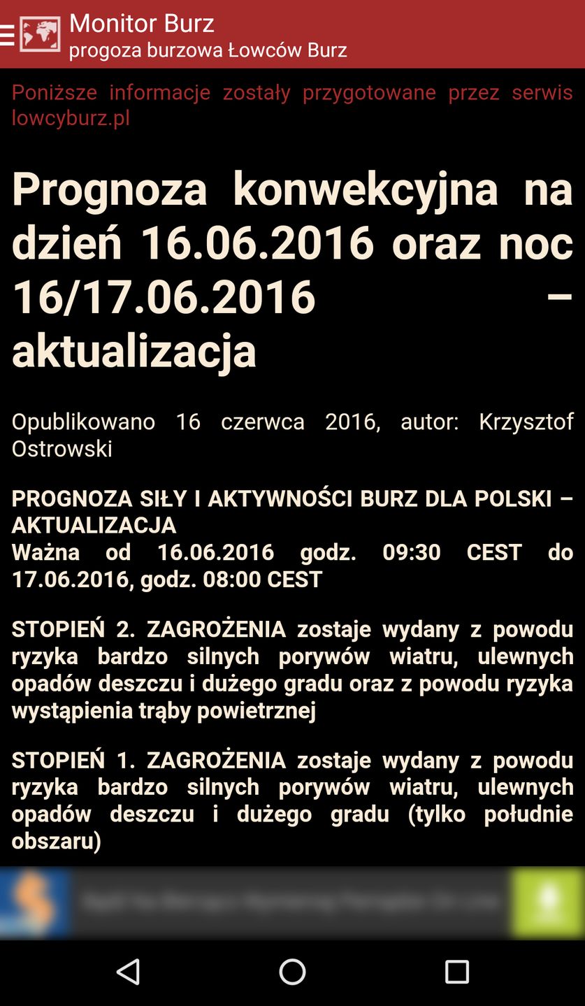 Gdzie jest burza? Przegląd stron i aplikacji nie tylko dla fotografa 34
