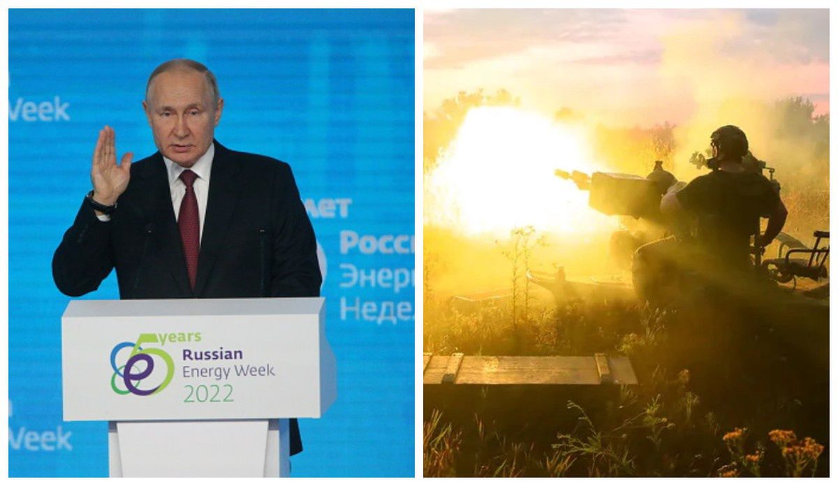 Na zdjęciu po lewej Władimir Putin