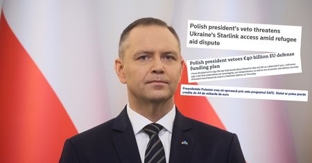 "Legislacyjny impas". Światowe media reagują na weto Nawrockiego