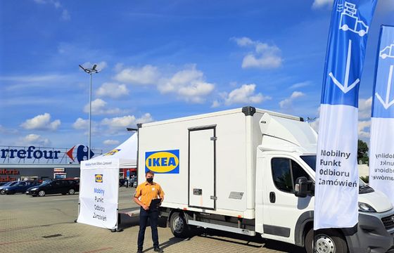 Mobilne Punkty Odbioru Zamówień IKEA przy sklepach Carrefour