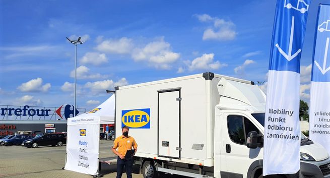 Mobilne Punkty Odbioru Zamówień IKEA przy sklepach Carrefour