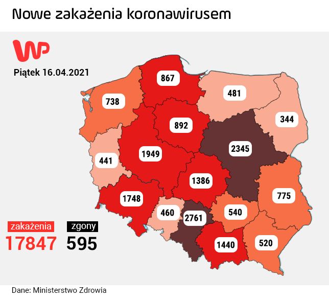 Koronawirus w Polsce. Nowe dane z Ministerstwa Zdrowia