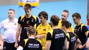 Trening siatkarzy PGE Skry Bełchatów przed spotkaniem w Lidze Mistrzów (galeria)