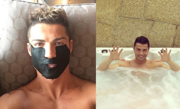 Cristiano Ronaldo chwali się... selfie w maseczce! (FOTO)