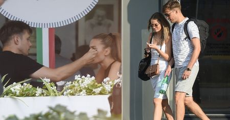 Michał Mikołajczak i Julia Suryś pałaszują lunch w przerwie treningu do "Tańca z gwiazdami" (ZDJĘCIA)