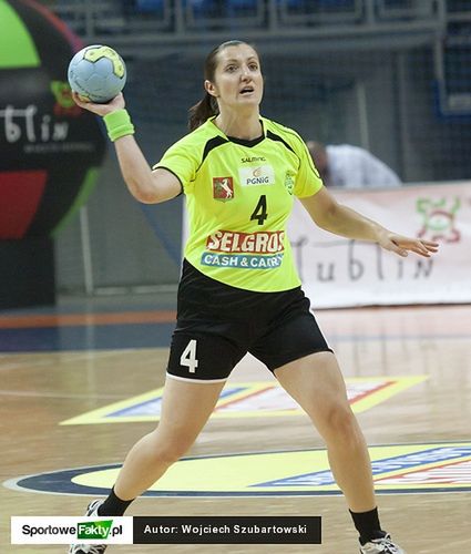 Dorota Małek świetnie spisuje się w sezonie 2014/15 i jest pierwszoplanową postacią w MKS-ie Selgrosie Lublin