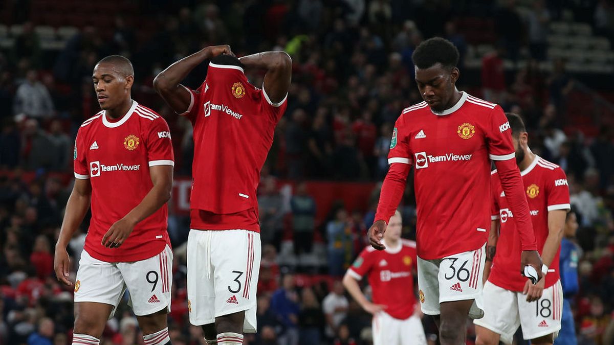 Getty Images /  Matthew Peters / Na zdjęciu: piłkarze Manchesteru United