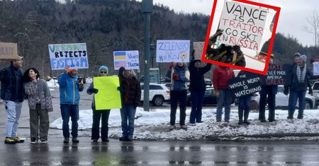 J.D. Vance pojechał na narty. Przywitał go wściekły tłum