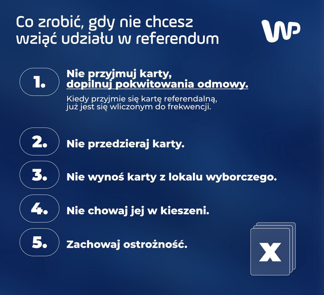 Co zrobić, gdy nie chcesz głosować w referendum