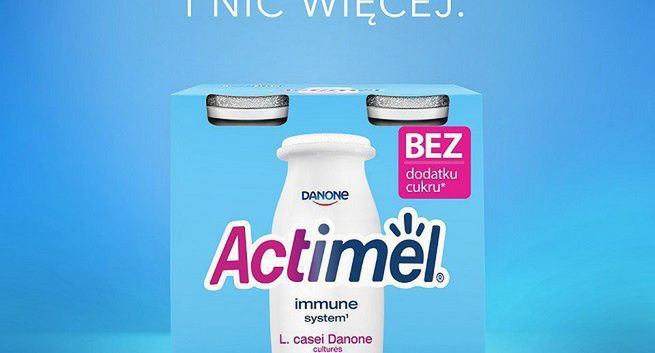 Danone poszerza ofertę Actimela o wariant bez cukru
