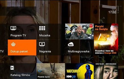 Klienci Orange mogą dokupić pakiety telewizyjne z poziomu dekodera 4K