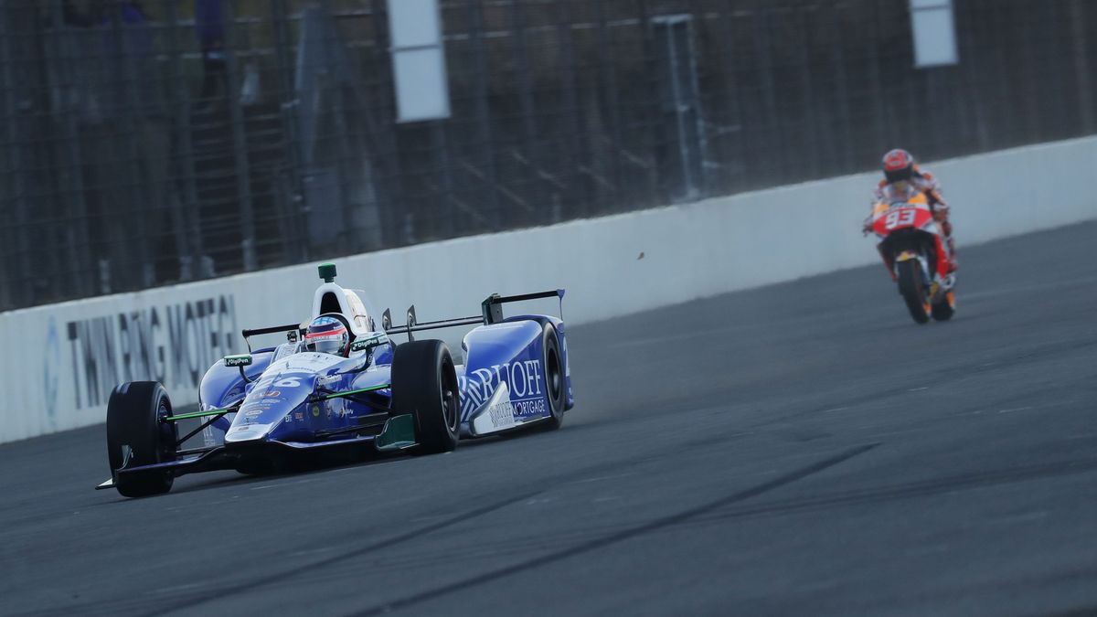 Materiały prasowe / Honda / Takuma Sato i Marc Marquez