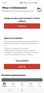 Aplikacja #wGotowości