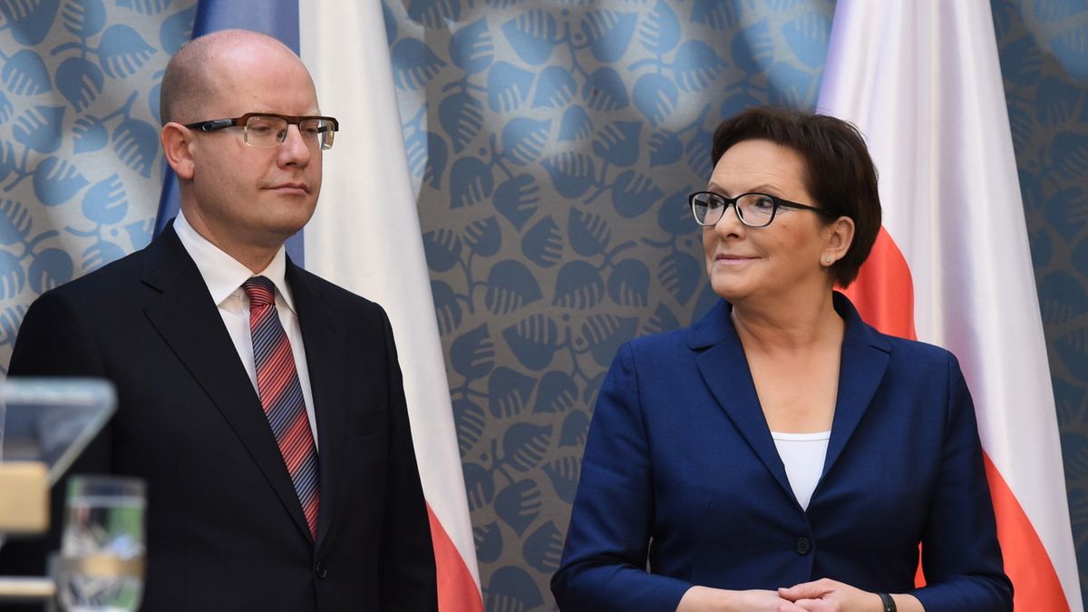 Na zdjęciu Ewa Kopacz i Bohuslav Sobotka</br>