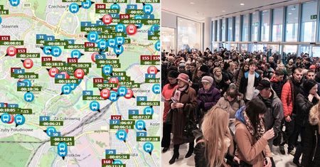 Lublinianie ruszyli do galerii na Black Friday – korki, opóźniona komunikacja miejska