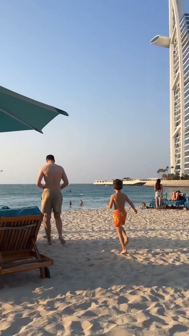 Rodzinne wakacje Szczęsnych w Dubaju