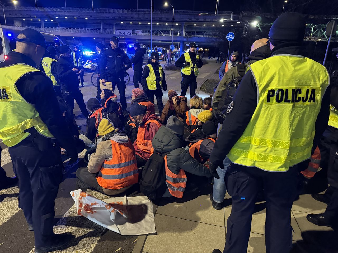 Protest Ostatniego Pokolenia.