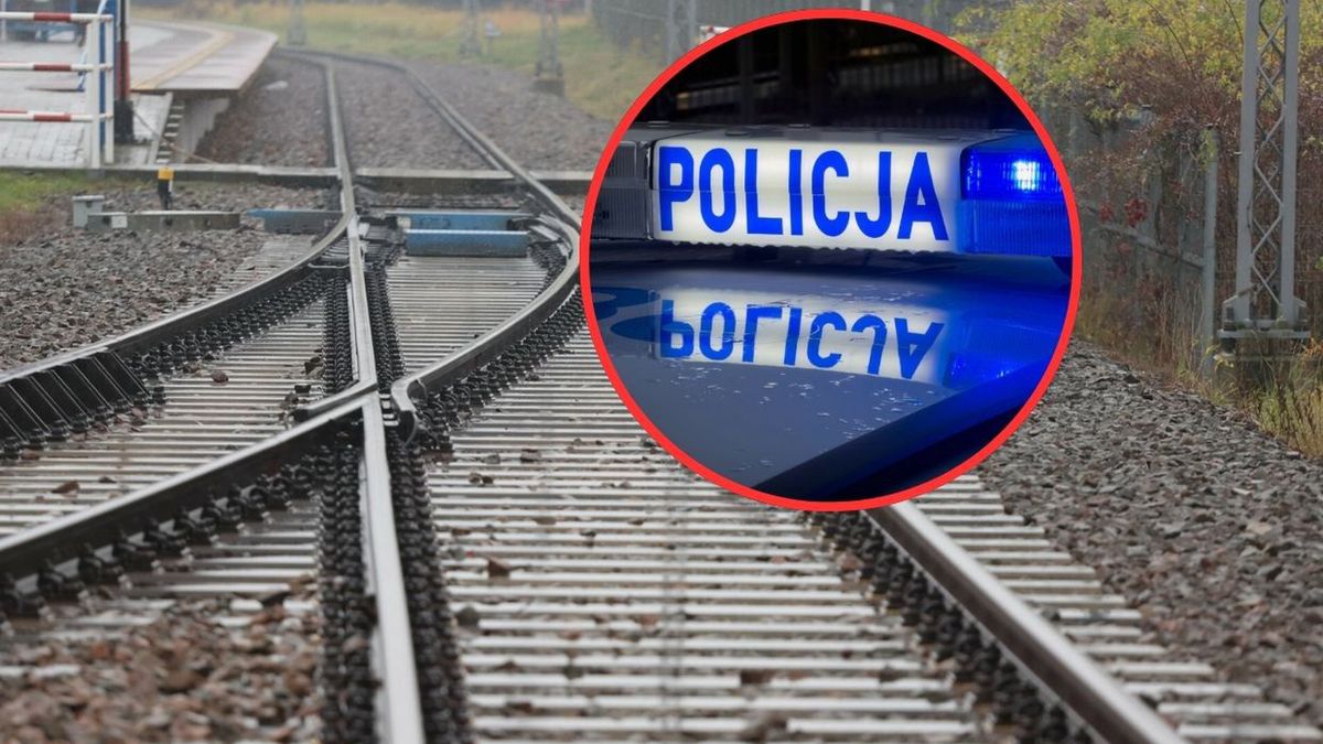 Akcja policji na torach