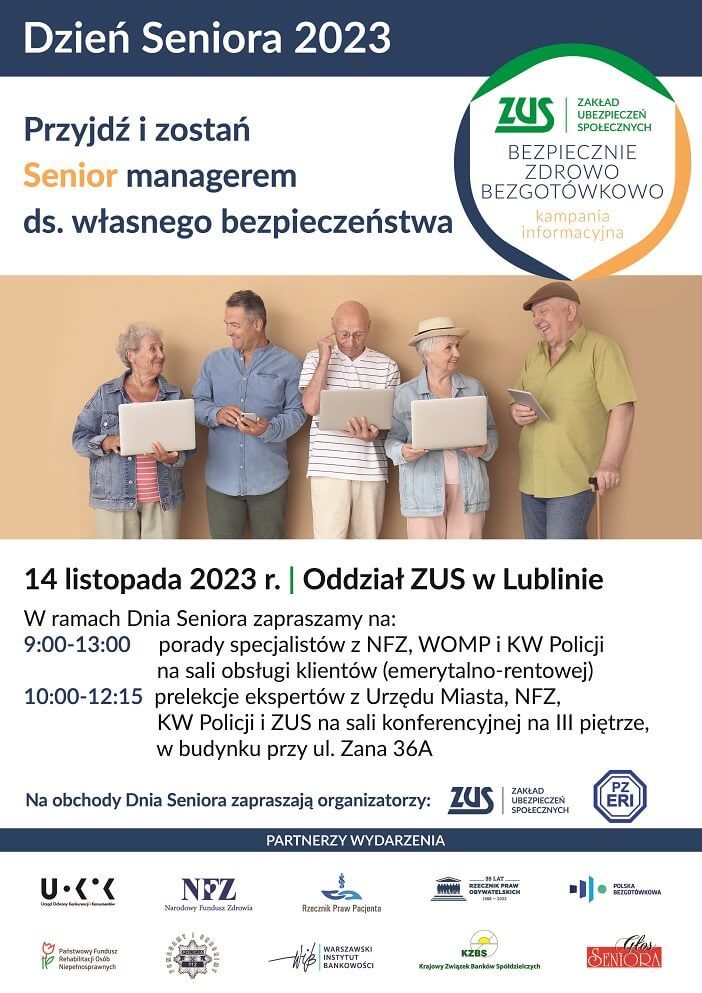 Plakat Dzień Seniora ZUS