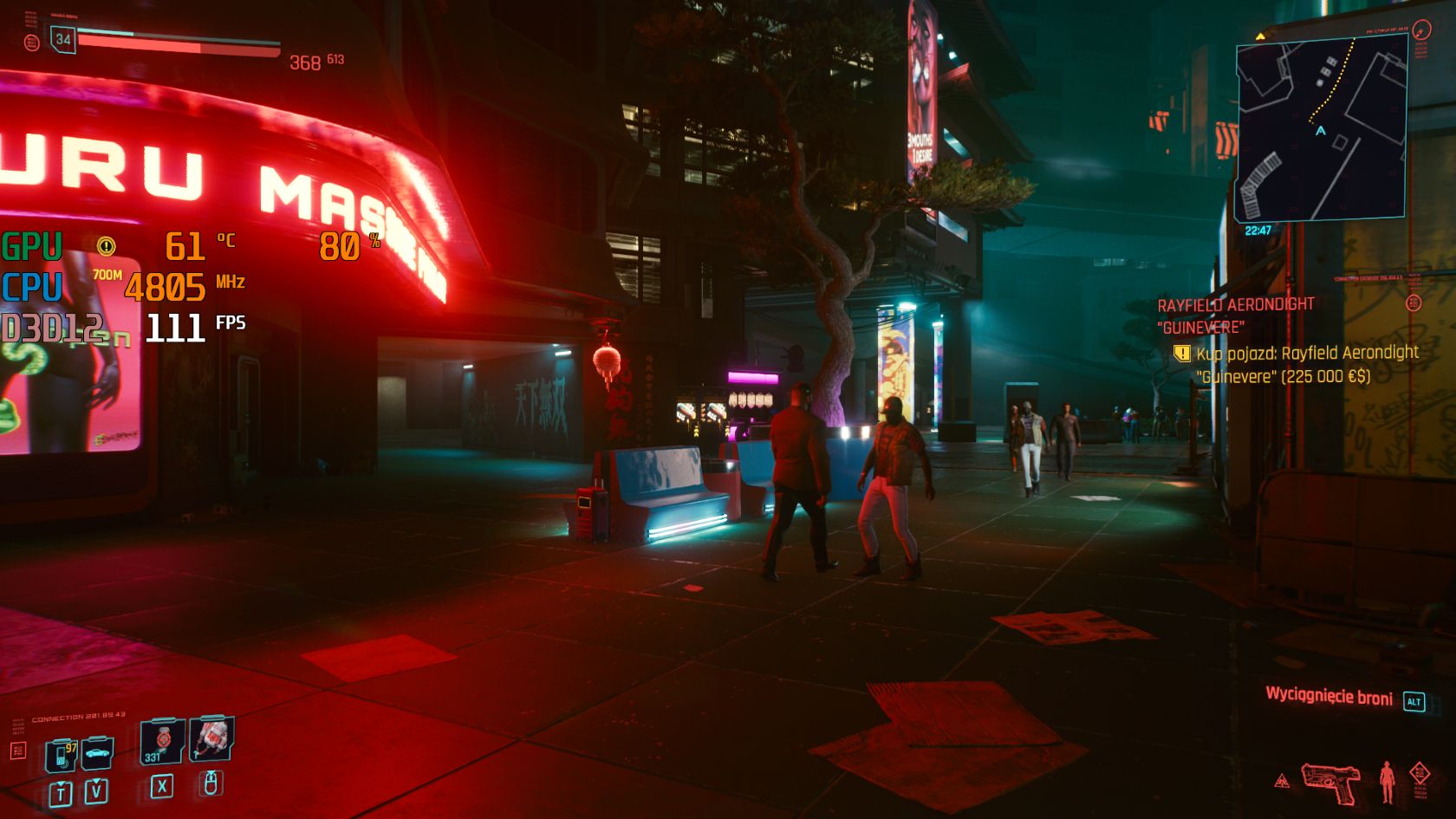 Cyberpunk 2077 w QHD i ponad 100 kl/s!