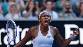 Gauff wygrała seta 6:1. Potem zaczęły się problemy