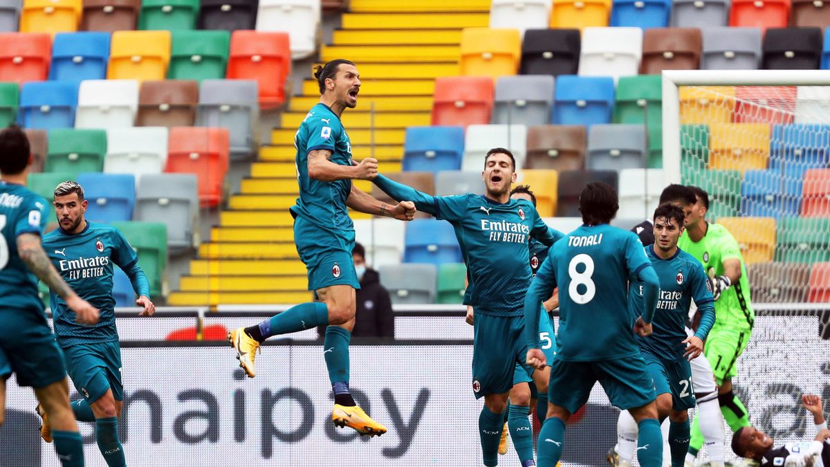 Zdjęcie okładkowe artykułu: PAP/EPA / GABRIELE MENIS / Na zdjęciu: Zlatan Ibrahimović cieszy się po strzeleniu gola