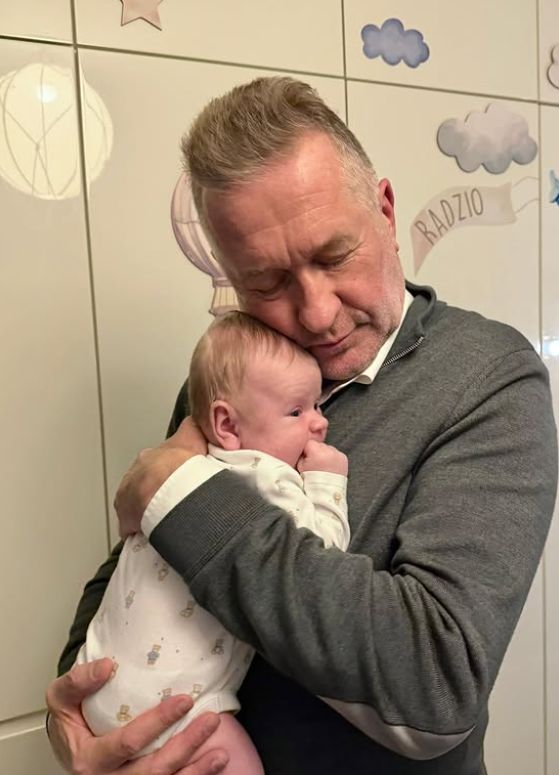 Rafał Sonik z synem