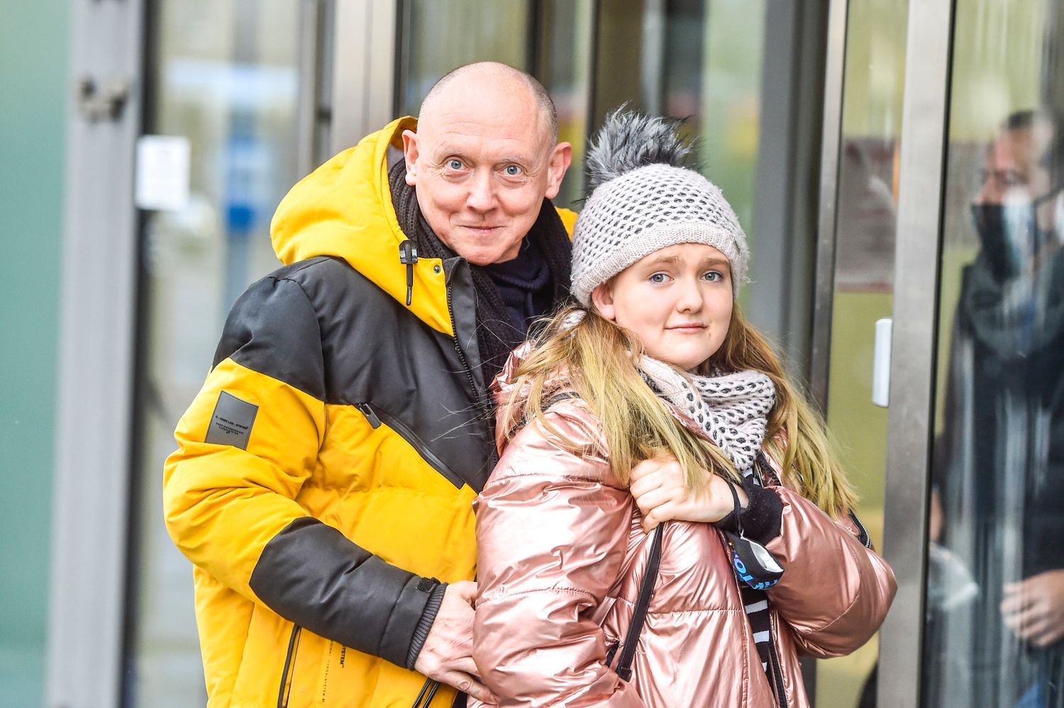 Paweł Burczyk i Wiktoria Burczyk - gwiazdy przed studiem Dzień Dobry TVN