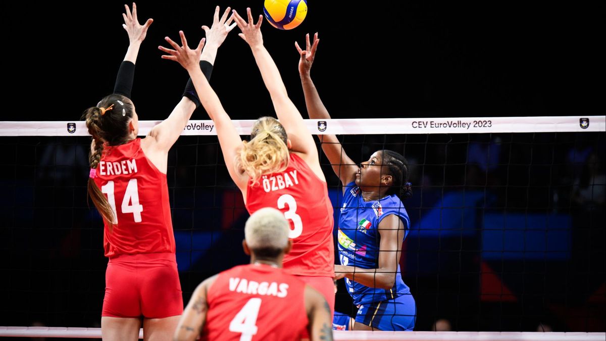 Materiały prasowe / CEV / Półfinał mistrzostw Europy: Turcja - Włochy