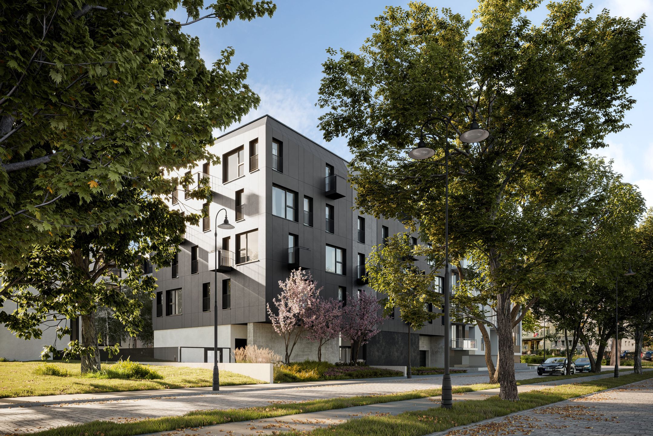 Kamienna 28 - wizualizacja inwestycji ACCIONA  realizowanej w Gdańsku