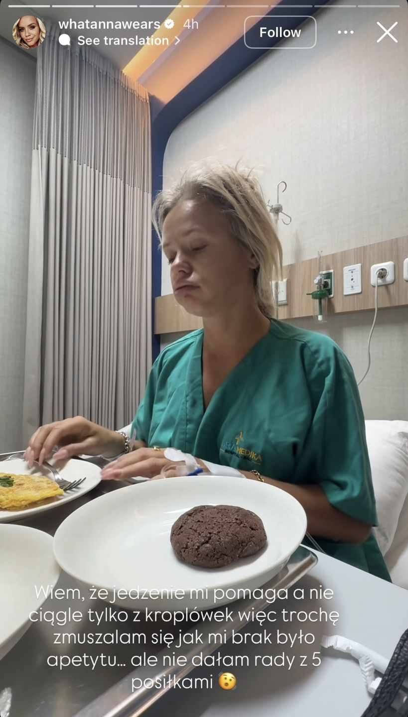 Anna Skura w szpitalu na Bali