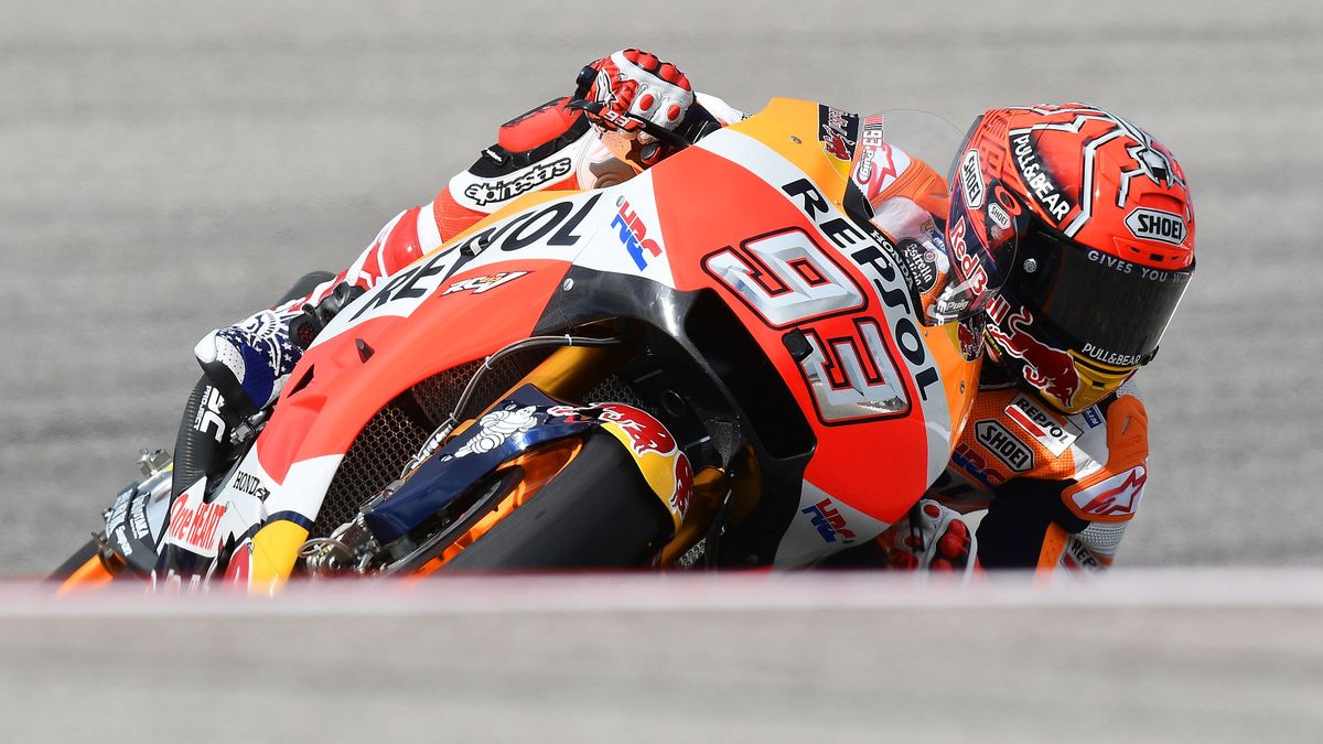 Zdjęcie okładkowe artykułu: Materiały prasowe / Marc Marquez podczas treningu MotoGP