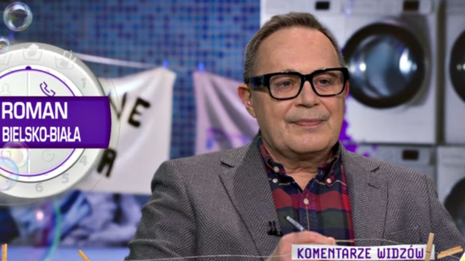 Tomasz Sianiecki, prowadzący program "Szkło kontaktowe"