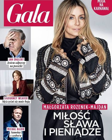 Małgorzata Rozenek na okładce Gali