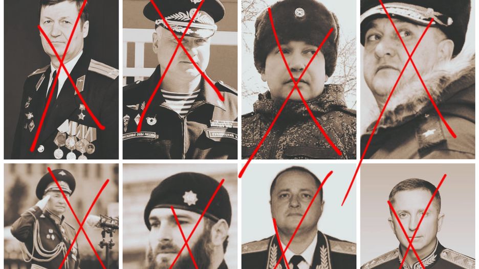 Ósmy zabity rosyjski generał. Ukraina publikuje listę z nazwiskami