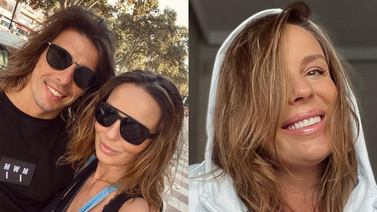 Agnieszka Włodarczyk migdali się z Robertem Karasiem na tle hiszpańskiej architektury 