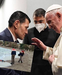 Irak. Papież Franciszek spotkał się z ojcem chłopca wyrzuconego na brzeg morza