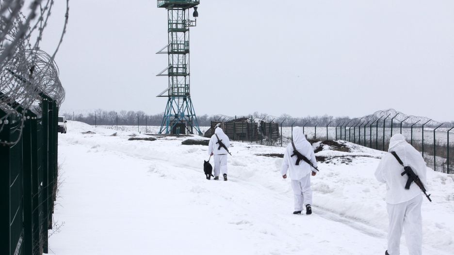 Patrol na granicy ukraińsko-rosyjskiej