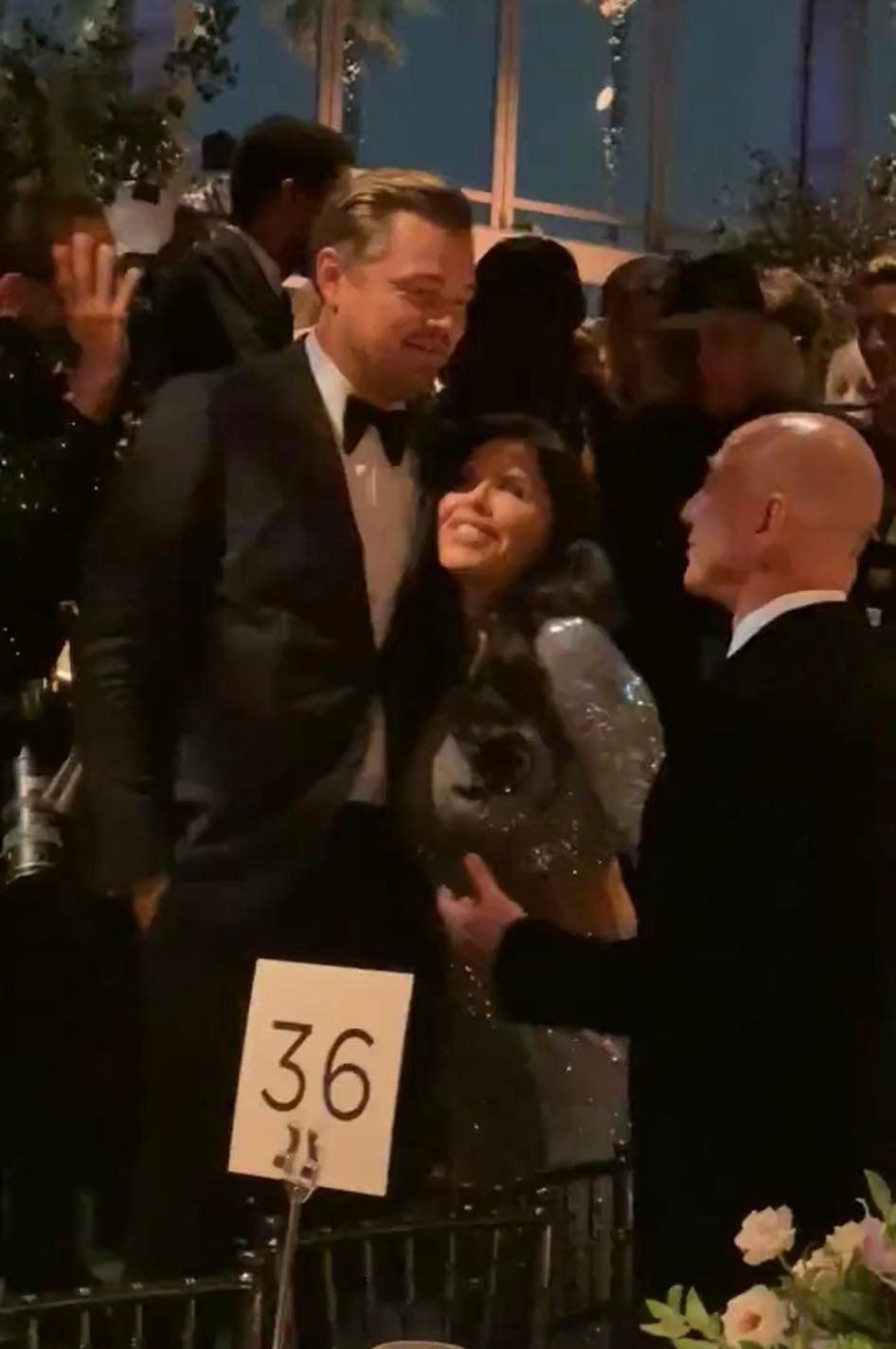 Leonardo DiCaprio, Lauren Sanchez, Jeff Bezos