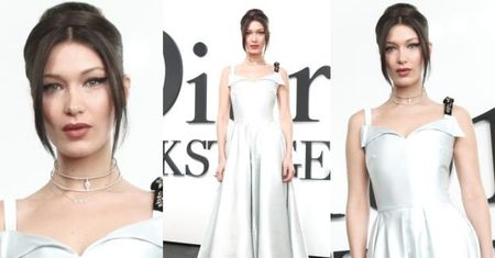 Bella Hadid w balowej sukni na imprezie Diora