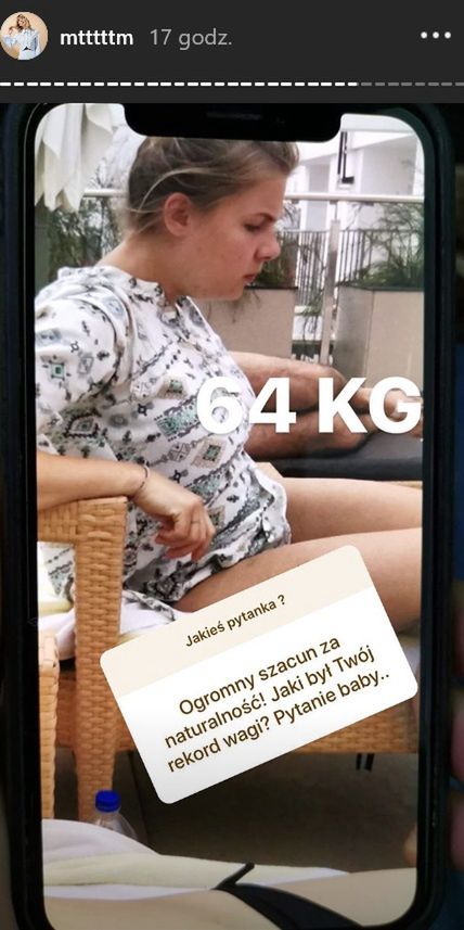 Marta Wierzbicka na InstaStories