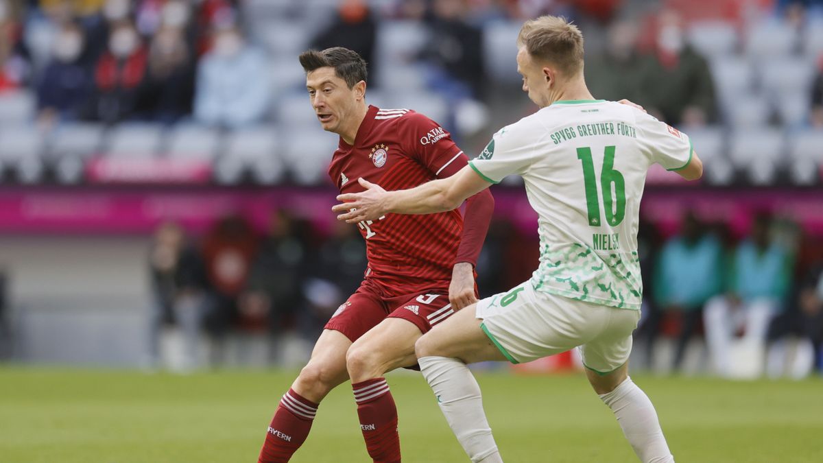 Na zdjęciu od lewej: Robert Lewandowski i Havard Nielsen