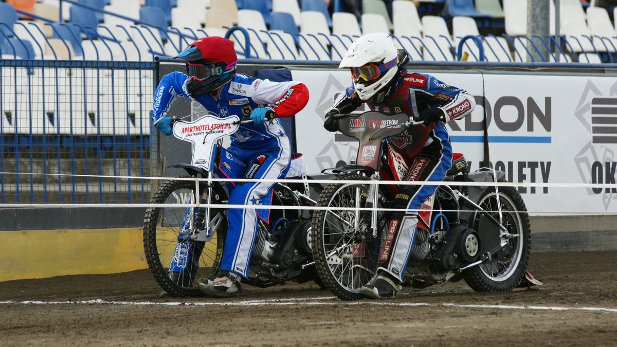Zdjęcie okładkowe artykułu: WP SportoweFakty / Marcin Inglot / Aureliusz Bieliński (z prawej) pod taśmą startową.