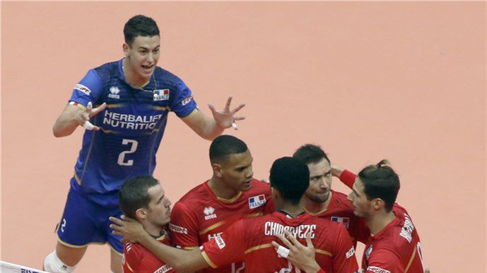 Materiały prasowe / FIVB / Na zdjęciu: siatkarze reprezentacji Francji 