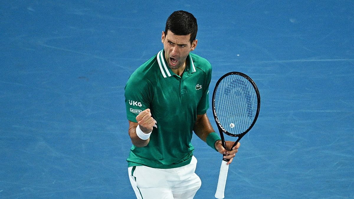 PAP/EPA / DEAN LEWINS / Na zdjęciu: Novak Djoković