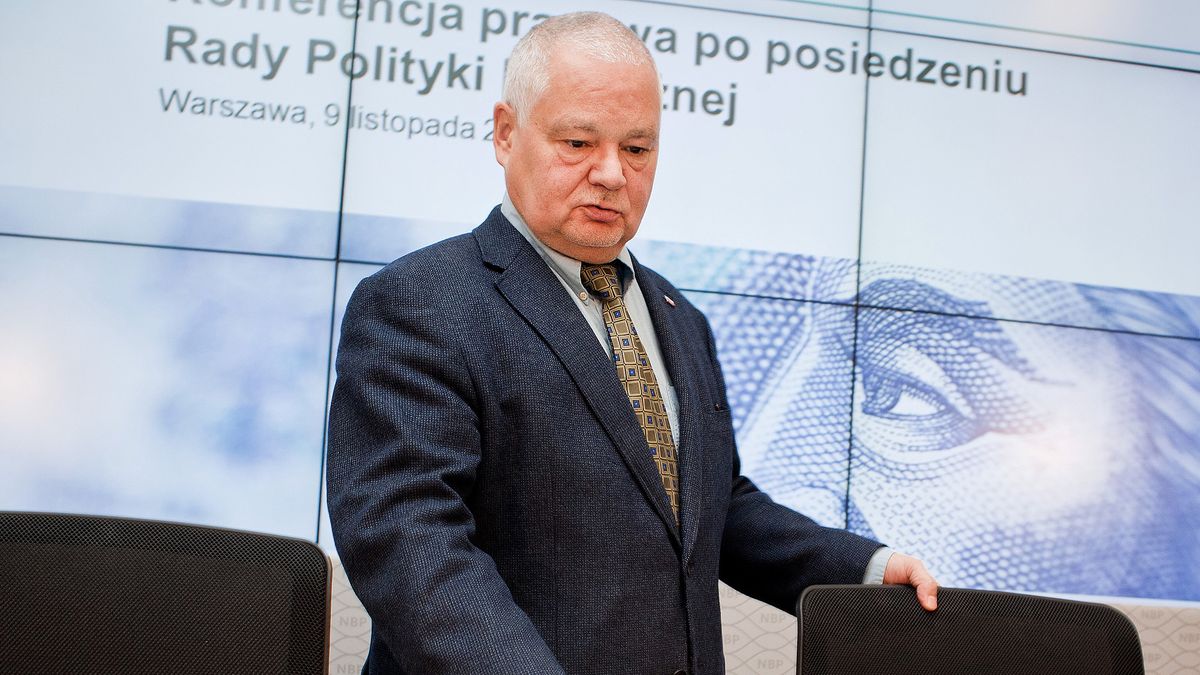 Prezes NBP Adam Glapiński