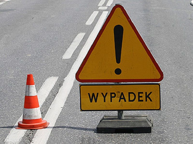 Karambol na DK1 koło Częstochowy. Ranne dzieci