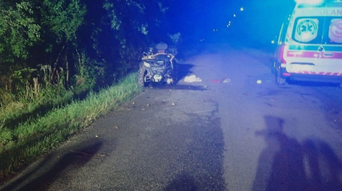 Myszków: Tragiczny finał wypadku quada. Kierowca zatrzymany