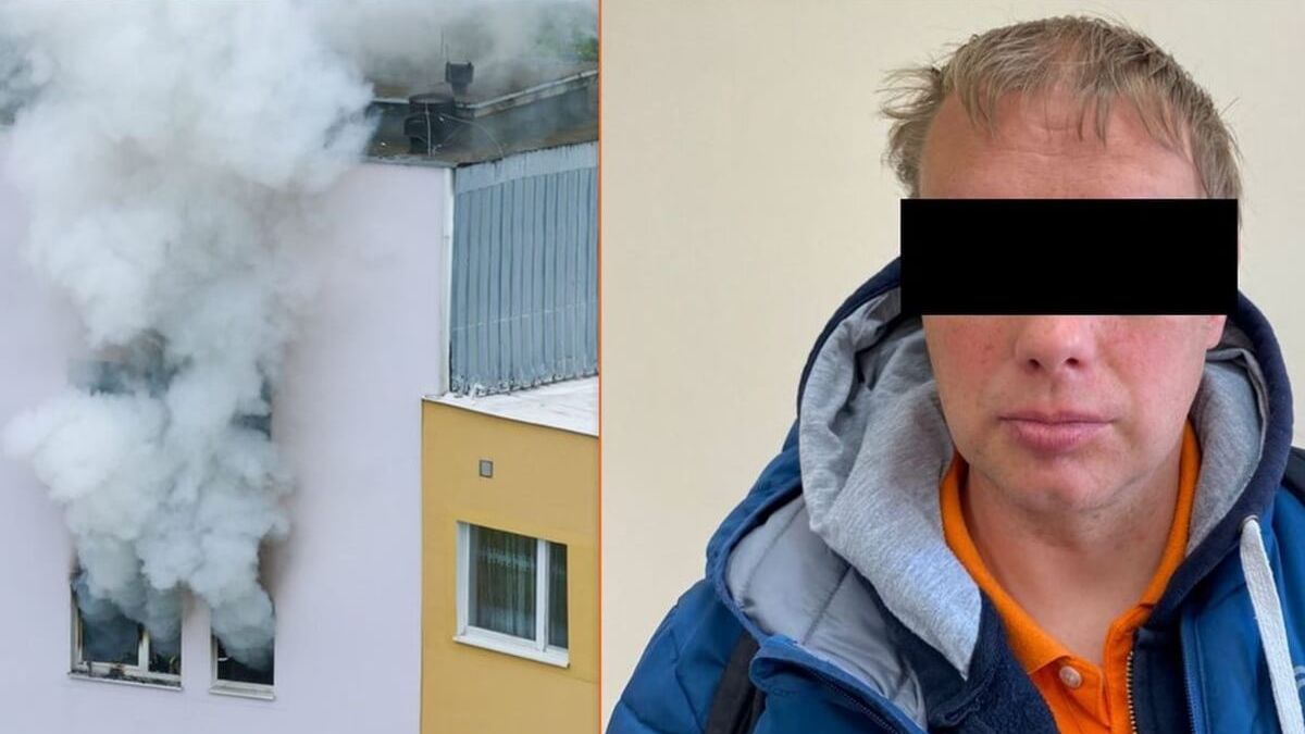 Policjanci z Lublina zatrzymali podpalacza dwóch bloków na Czechowie